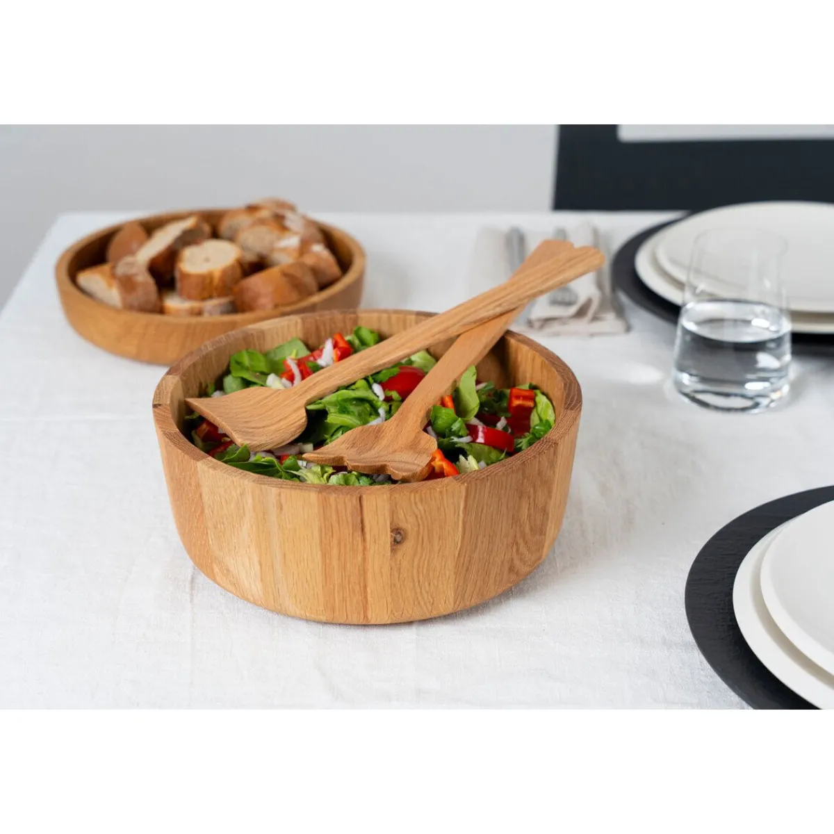 Continenta Schüsseln|Schüssel Ø26cmx10,3cm Eiche