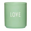 Becher 8 cm Favourite Fashion Colour Love grün<Design Letters Best