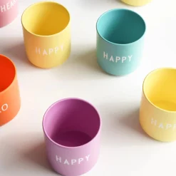 Becher 8 cm Favourite Fashion Colour Happy lila<Design Letters Outlet