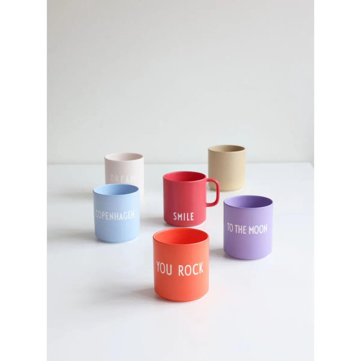 Henkelbecher 8 cm Favourite Smile rose<Design Letters Outlet