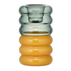 Kerzenständer 9 cm Hoop rauch/milchgelb<Design Letters Best