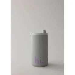 Design Letters Trinkflaschen|Reisebecher hi. 0,35 l grau
