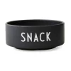 Snackschüssel Snack 5 cm schwarz<Design Letters Hot