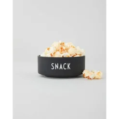Snackschüssel Snack 5 cm schwarz<Design Letters Hot