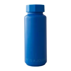 Thermoflasche 0,5 l Ton-auf-Ton Life is a journey blau<Design Letters Sale