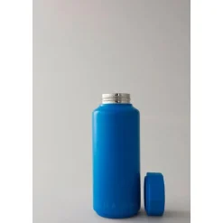 Thermoflasche 0,5 l Ton-auf-Ton Life is a journey blau<Design Letters Sale