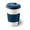 Dibbern Thermobecher|Coffee-to-go Becher 0,35 l Fine Bone China Konisch-Zylindrisch Marine