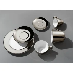 Dibbern Frühstücksteller|Dessertteller 21 cm Solid Color Platin