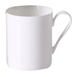 Dibbern Becher|Henkelbecher 0,3 l Fine Bone China Konisch-Zylindrisch weiß
