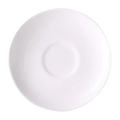Dibbern Kaffeeuntertassen|Teeuntertassen|Kaffee/Tee-Untertasse 15 cm Fine Bone China Classic weiß