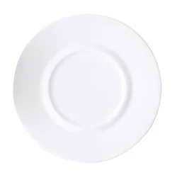 Dibbern Kaffeeuntertassen|Kaffee-Untertasse 16 cm Fine Bone China Konisch-Zylindrisch weiß