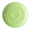 Kaffee-Untertasse 14 cm Solid Color Maigrün<Dibbern Best