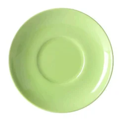 Kaffee-Untertasse 14 cm Solid Color Maigrün<Dibbern Best