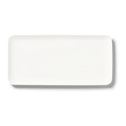 Dibbern Servierplatten|Platte eckig 27 cm Fine Bone China Pure weiß