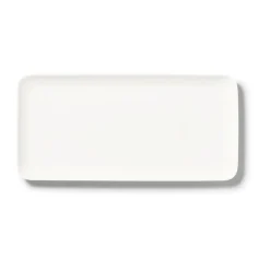 Platte eckig 32 x 15 cm Fine Bone China Pure weiß<Dibbern Discount