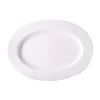 Dibbern Servierplatten|Platte oval 39 cm Fine Bone China Classic weiß