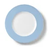 Speiseteller 26 cm Solid Color Morgenblau<Dibbern Hot