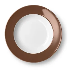 Dibbern Suppenteller|Suppenteller 23 cm Solid Color Chocolate