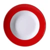 Suppenteller 23 cm Solid Color Signalrot<Dibbern Best
