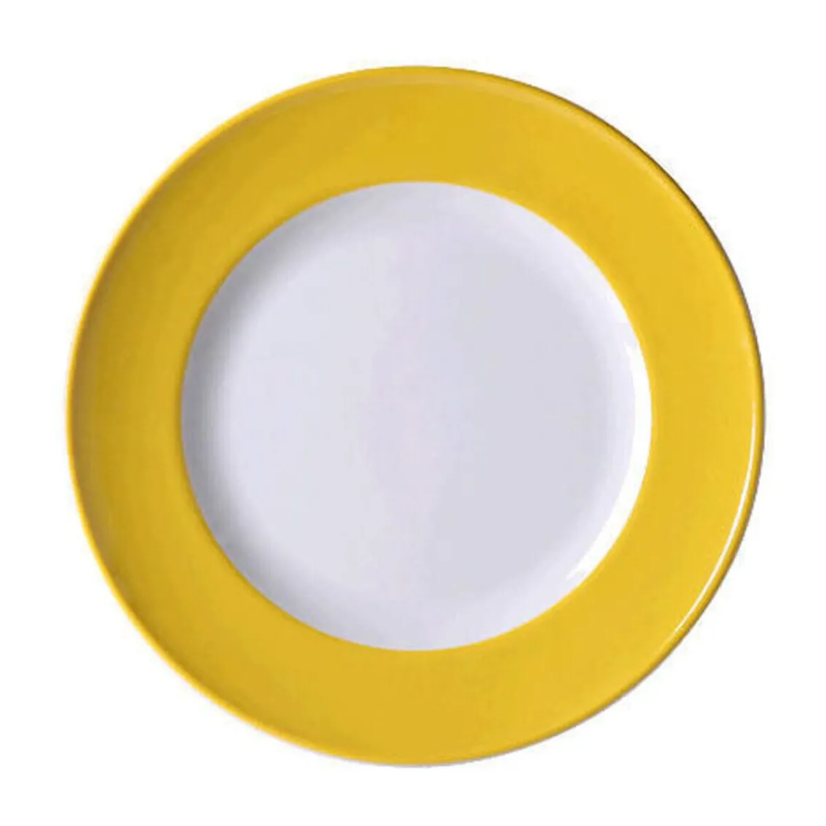 Dibbern Speiseteller|Teller flach 26 cm Fahne Solid Color sonnengelb