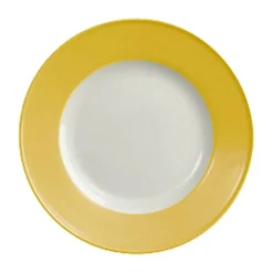 Dibbern Frühstücksteller|Teller flach 21 cm Fahne Solid Color sonnengelb
