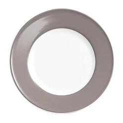 Dibbern Speiseteller|Teller flach 26 cm Fahne Solid Color kiesel