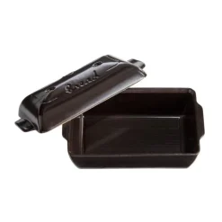 Emile Henry Brotbacken|Brotform 2-tlg. Fusain