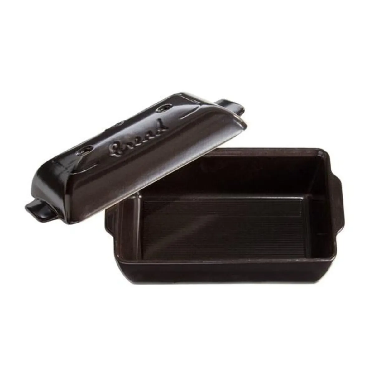 Emile Henry Brotbacken|Brotform 2-tlg. Fusain