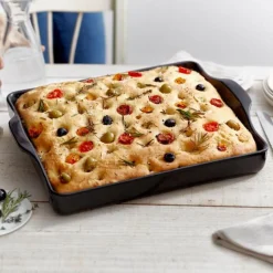 Focaccia Brotbackform 40x31 cm Fusain<Emile Henry Sale