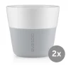 2 Lungo-Becher 0,23l Marble grey<Eva Solo Hot
