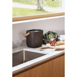 Eva Solo Mülleimer|Abfallsortierbehälter Reflect 6,0 l schwarz