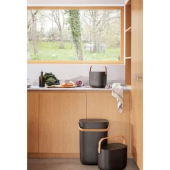 Eva Solo Mülleimer|Abfallsortierbehälter Reflect 6,0 l schwarz