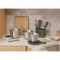 Eva Solo Backzubehör|Kochwelt Entdecken|Rührschüssel-Set 3-tlg. Green tools brushed steel