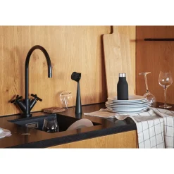 Seifenspender 0,2 l Squeeze schwarz<Eva Solo