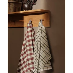 Geschirrtuch 70x50 cm Hale sand/schwarz<ferm LIVING Outlet