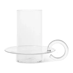 ferm LIVING Weihnachtskerzen|Kerzenhalter 6,4 cm Luce klar