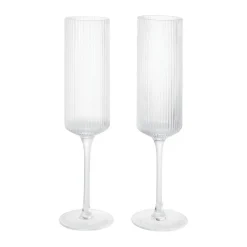 Ripple Champagnerglas 2er-Set klar<ferm LIVING New
