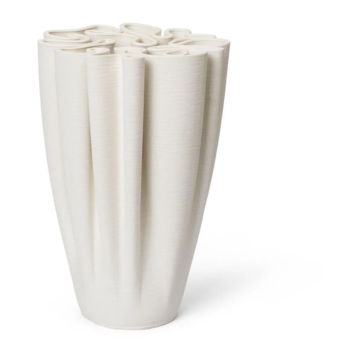 Vase Dedali 25 cm offwhite<ferm LIVING Hot