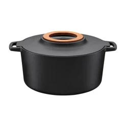Fiskars Töpfe|Kochwelt Entdecken|Kasserolle 6,0 l Norden schwarz