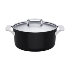 Kasserolle mit Deckel 3,5 l Rotisser schwarz<Fiskars