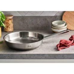 Stielpfanne 28 cm Original-Profi Collection silber<Fissler