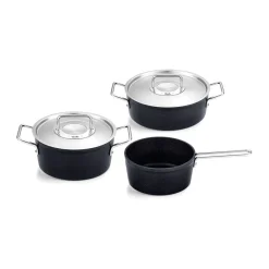 Fissler Kochwelt Entdecken|Töpfe|Topf-Set 3-tlg. Adamant schwarz