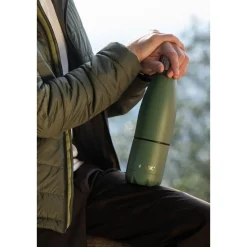 FLSK Trinkflaschen|Isolierflasche mit Becher 0,7 l ridge green