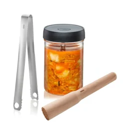 Gefu Fermentieren|Kochwelt Entdecken|Fermentier-Set 4-tlg. Nativo mehrfarbig