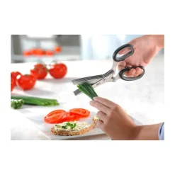 Gefu Salat Zubehör|Messer & Co. Entdecken|Kräuterschere Cutare grün