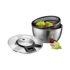 Salatschleuder 27 cm Speedwing edelstahl<Gefu Discount