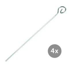 Gefu Kochwelt Entdecken|Grillen|Schaschlikspieße 22cm Packung 4 Stück