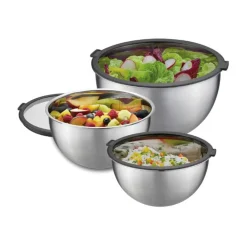 Gefu Salat Zubehör|Schüssel-Set 3-tlg. Mondi edelstahl
