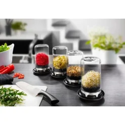 Sprossenglas Bivita 18 cm schwarz<Gefu Discount