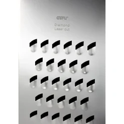 Gefu Messer & Co. Entdecken|Kochwelt Entdecken|Vierkantreibe V-Cut 28 cm silber